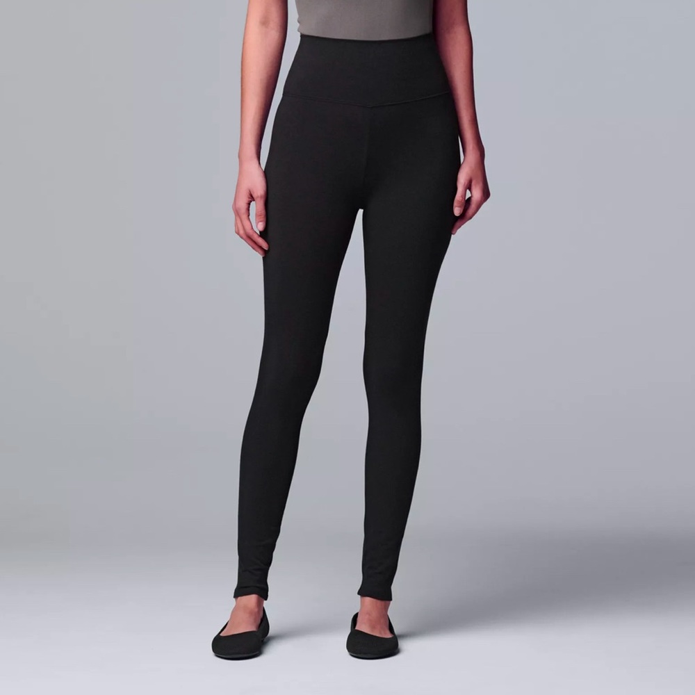 Women's Simply Vera Vera Wang Shaping High Rise Leggings